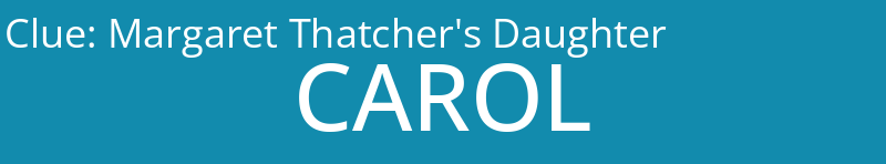 Margaret Thatcher's Daughter