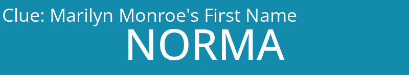 Marilyn Monroe's First Name