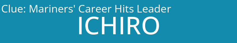 Mariners' Career Hits Leader