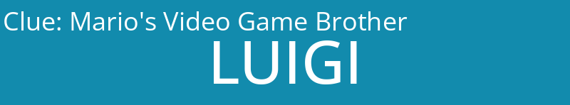 Mario's Video Game Brother