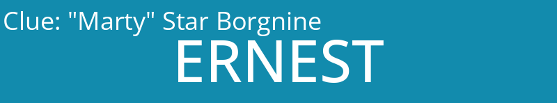 "Marty" Star Borgnine