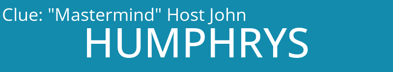 "Mastermind" Host John