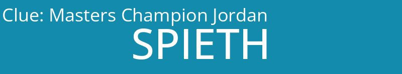 Masters Champion Jordan