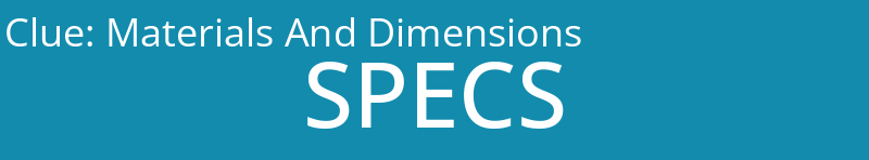 Materials And Dimensions