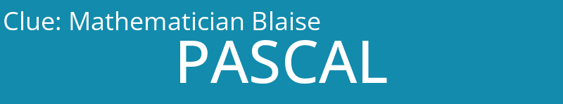 Mathematician Blaise