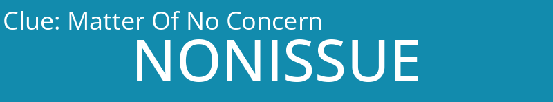 Matter Of No Concern