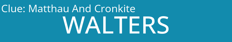 Matthau And Cronkite