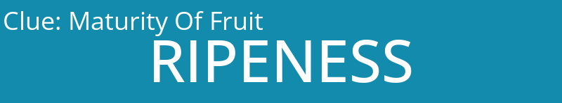 Maturity Of Fruit