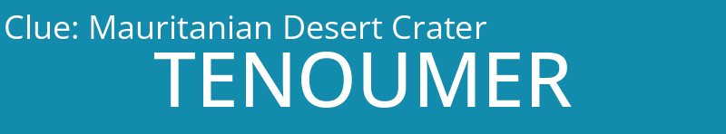Mauritanian Desert Crater