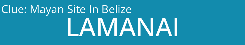 Mayan Site In Belize