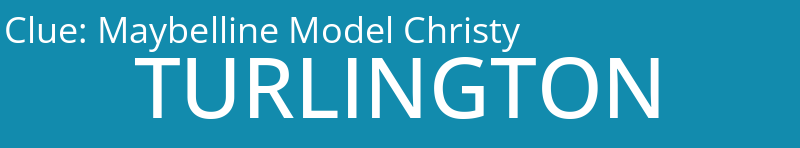 Maybelline Model Christy