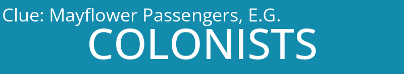 Mayflower Passengers, E.G.