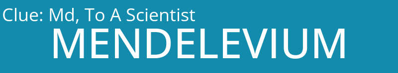 Md, To A Scientist