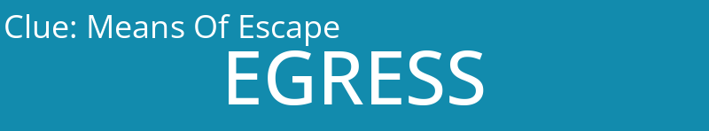 Means Of Escape