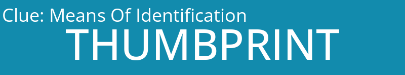 Means Of Identification