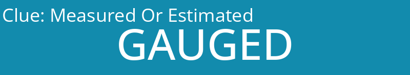 Measured Or Estimated