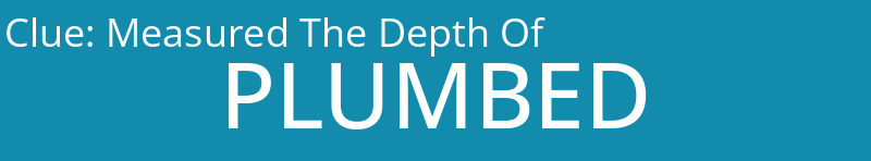 Measured The Depth Of