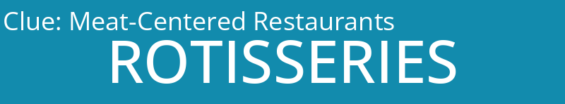 Meat-Centered Restaurants