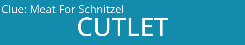 Meat For Schnitzel