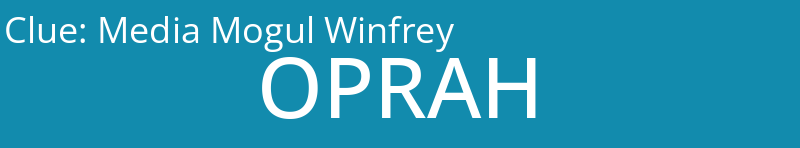 Media Mogul Winfrey