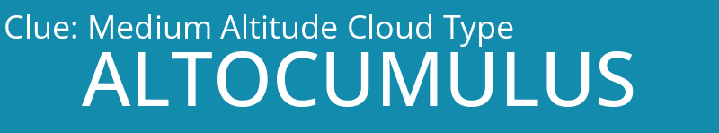 Medium Altitude Cloud Type