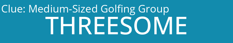 Medium-Sized Golfing Group