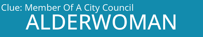 Member Of A City Council