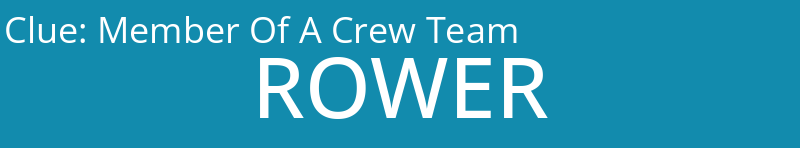 Member Of A Crew Team