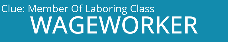 Member Of Laboring Class