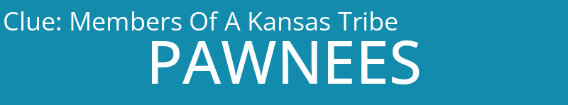 Members Of A Kansas Tribe