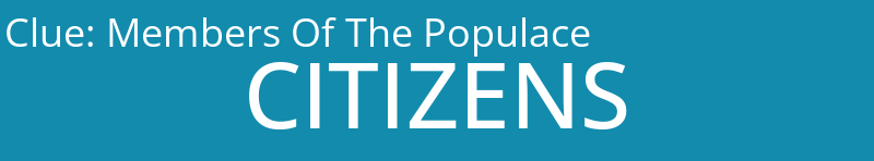 Members Of The Populace