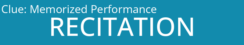 Memorized Performance