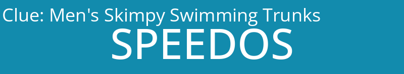 Men's Skimpy Swimming Trunks