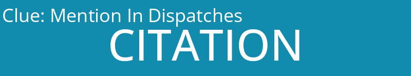 Mention In Dispatches