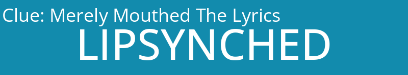 Merely Mouthed The Lyrics