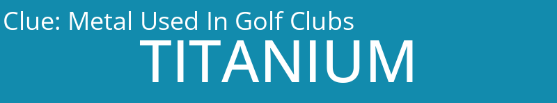 Metal Used In Golf Clubs