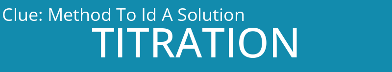 Method To Id A Solution