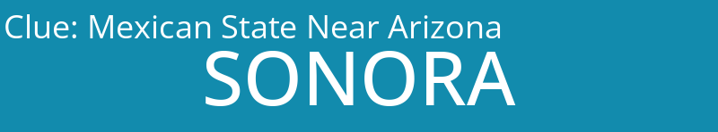 Mexican State Near Arizona