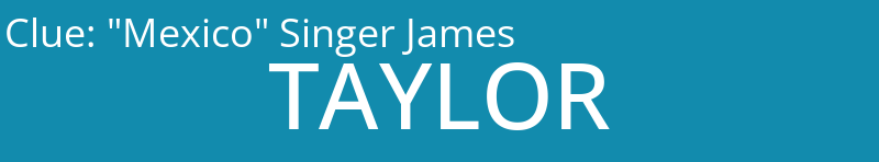 "Mexico" Singer James