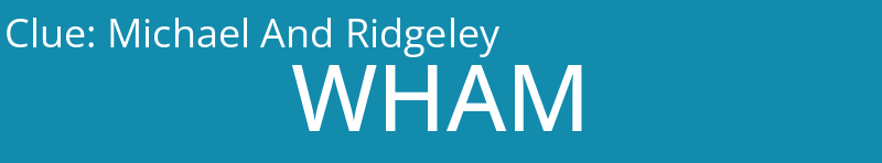 Michael And Ridgeley