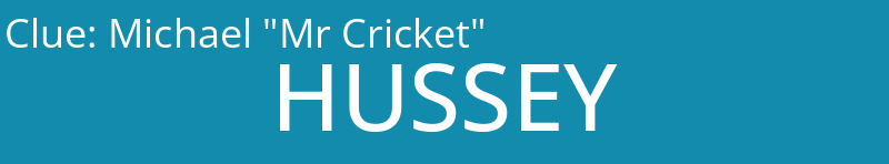 Michael "Mr Cricket"