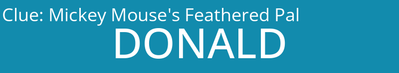 Mickey Mouse's Feathered Pal