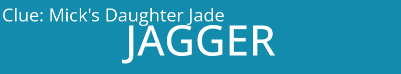 Mick's Daughter Jade