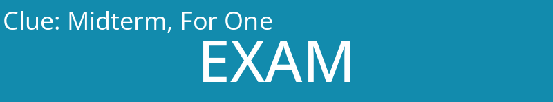 Midterm, For One