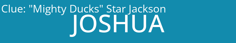 "Mighty Ducks" Star Jackson