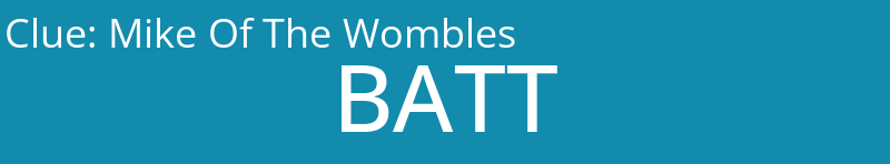 Mike Of The Wombles