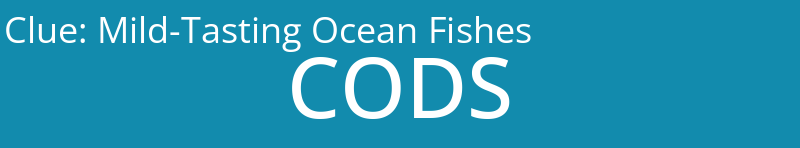 Mild-Tasting Ocean Fishes