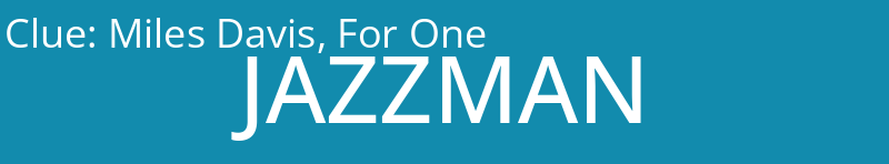 Miles Davis, For One