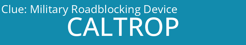 Military Roadblocking Device