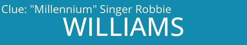 "Millennium" Singer Robbie